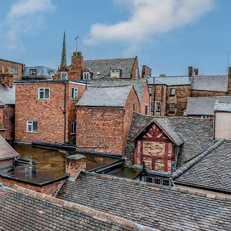 Pass The Keys 5C Charming Town Centre Apartment With Roof Top Views Shrewsbury Exterior foto