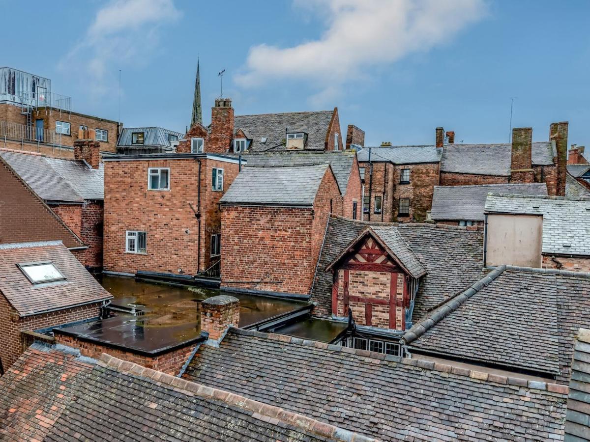 Pass The Keys 5C Charming Town Centre Apartment With Roof Top Views Shrewsbury Exterior foto